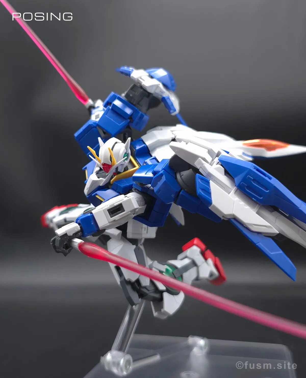 RG GN-0000+GNR-010 ダブルオーライザー レビュー ポージング 29