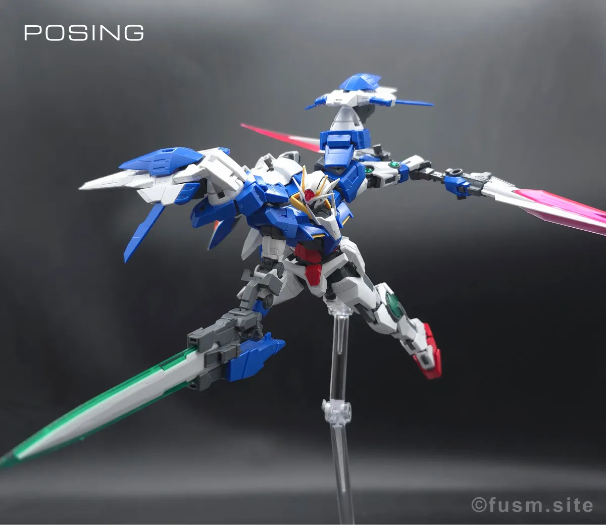 RG GN-0000+GNR-010 ダブルオーライザー レビュー ポージング 31