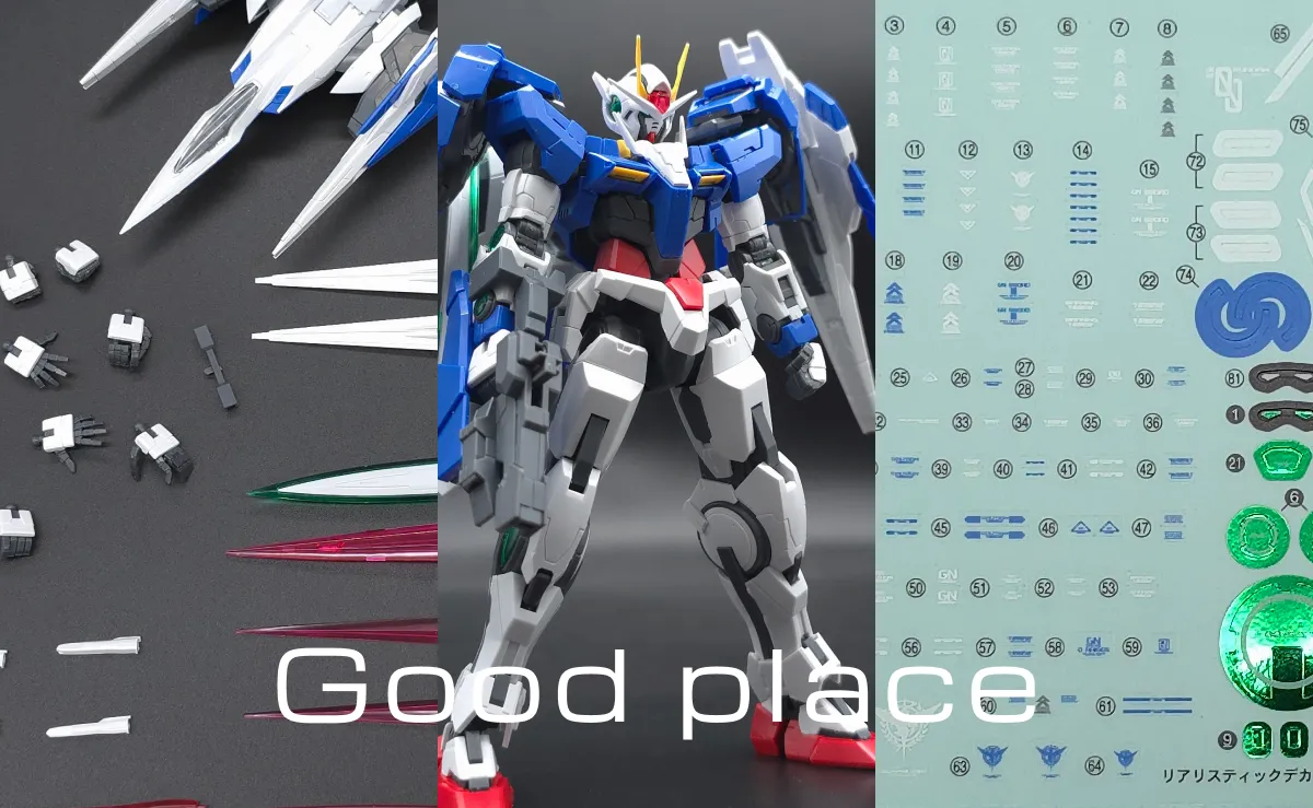 RG GN-0000+GNR-010 ダブルオーライザー レビュー コラージュ 02