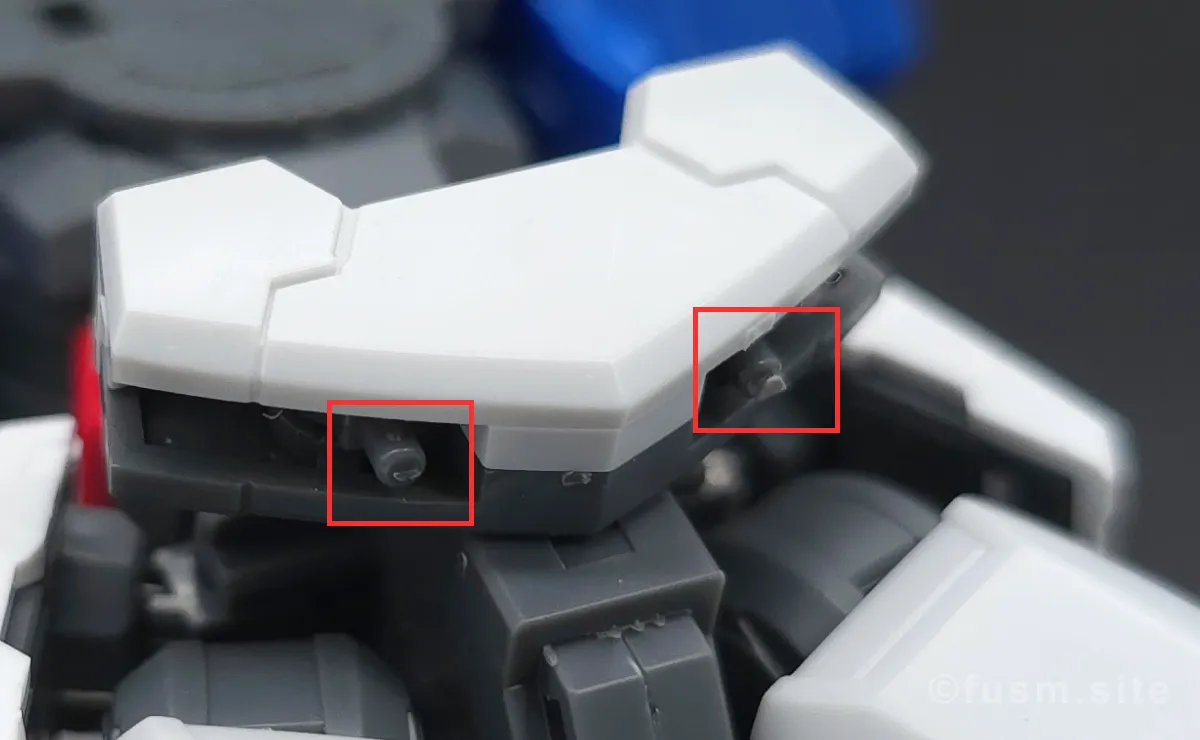 RG GN-0000+GNR-010 ダブルオーライザー レビュー 胴体ディテール 04