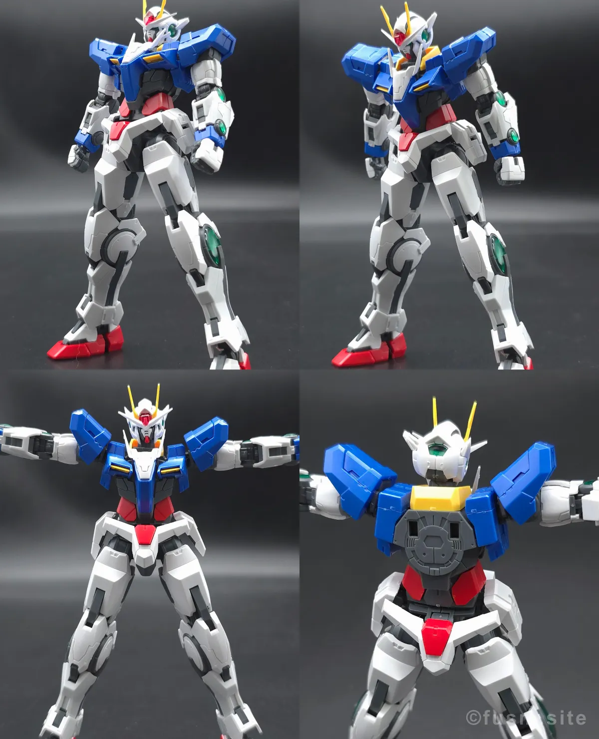 RG GN-0000+GNR-010 ダブルオーライザー レビュー 胴体ディテール 可動域 01