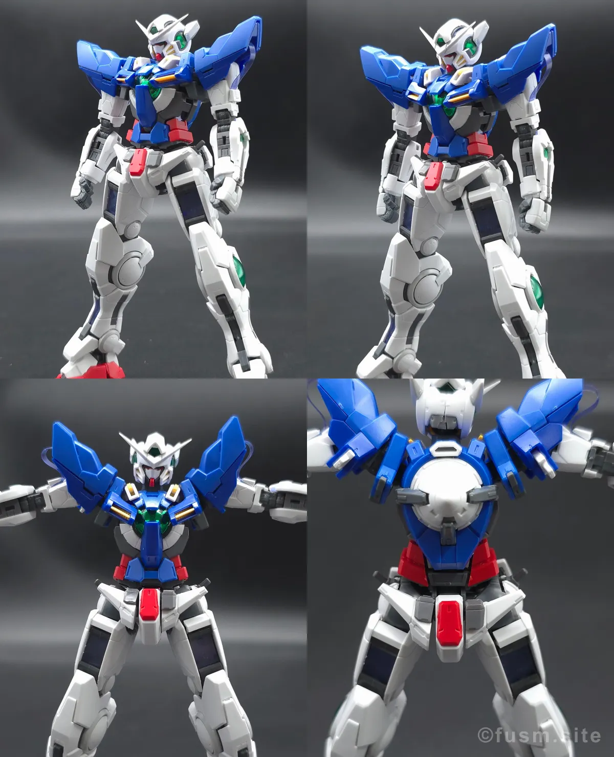 RG GN-001 ガンダムエクシア レビュー 胴体ディテール 可動域 01