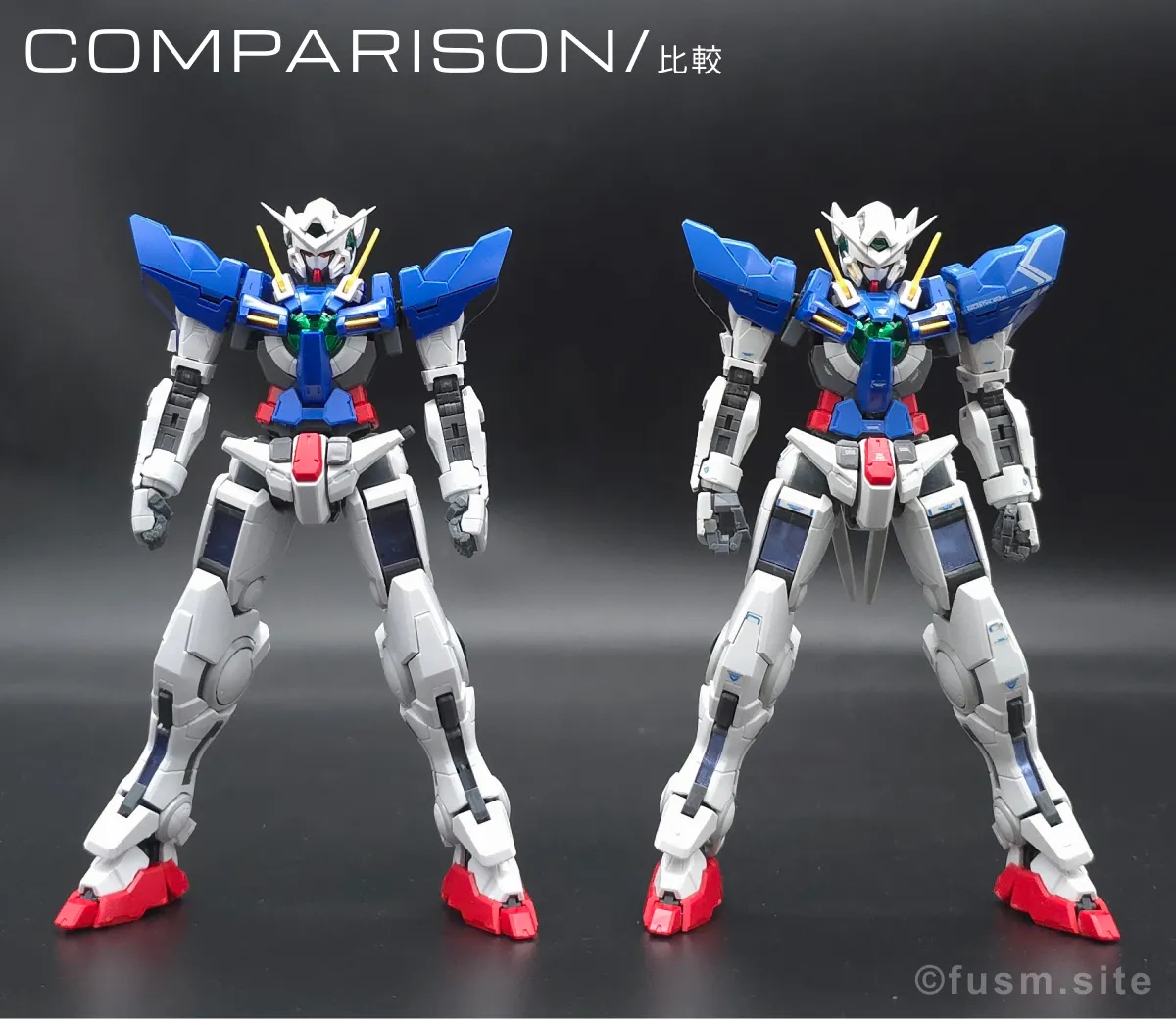 RG GN-001 ガンダムエクシア レビュー 比較 01