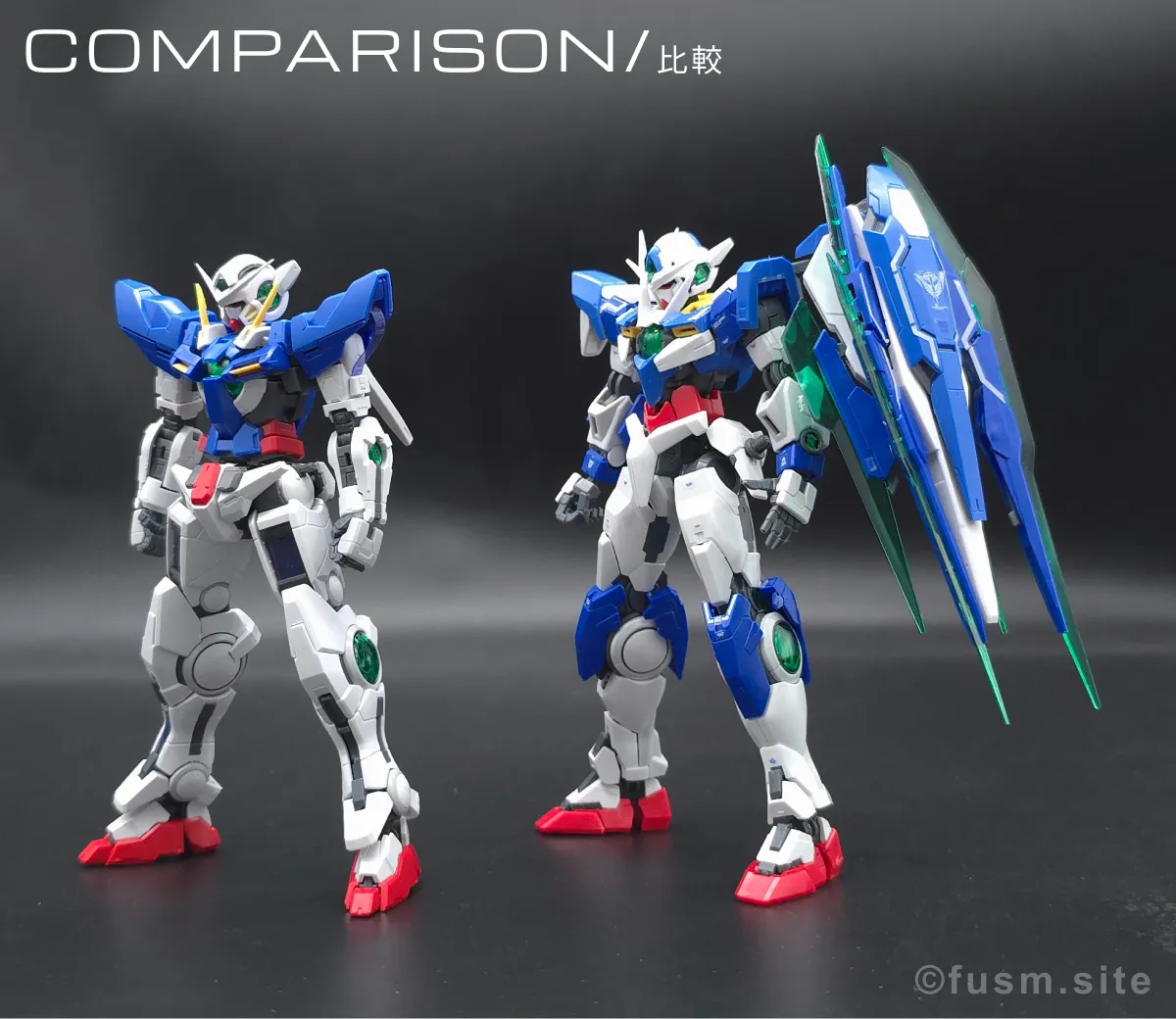 RG GN-001 ガンダムエクシア レビュー 比較 06