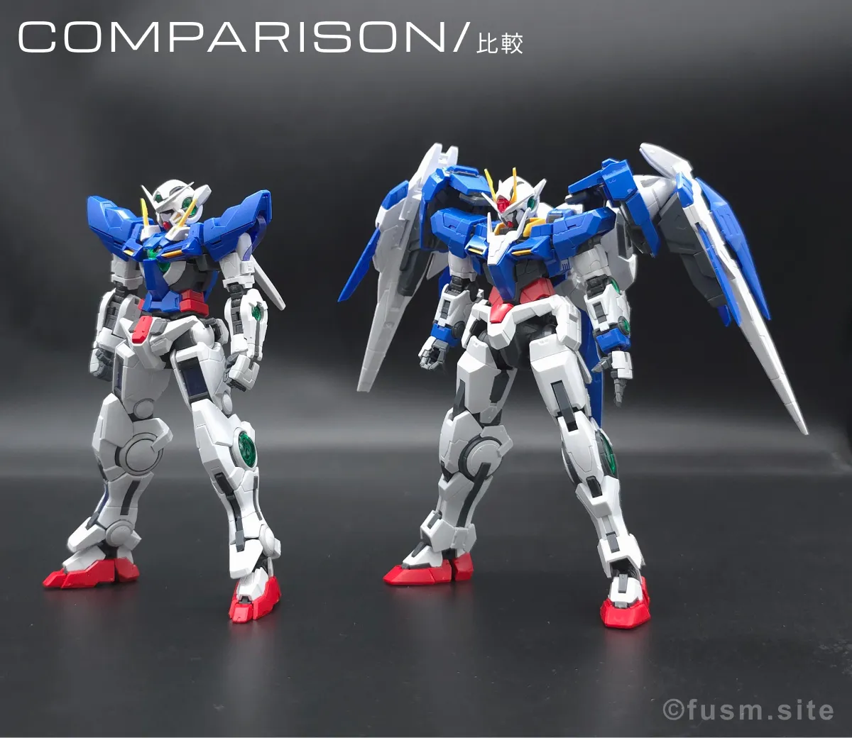 RG GN-001 ガンダムエクシア レビュー 比較 08