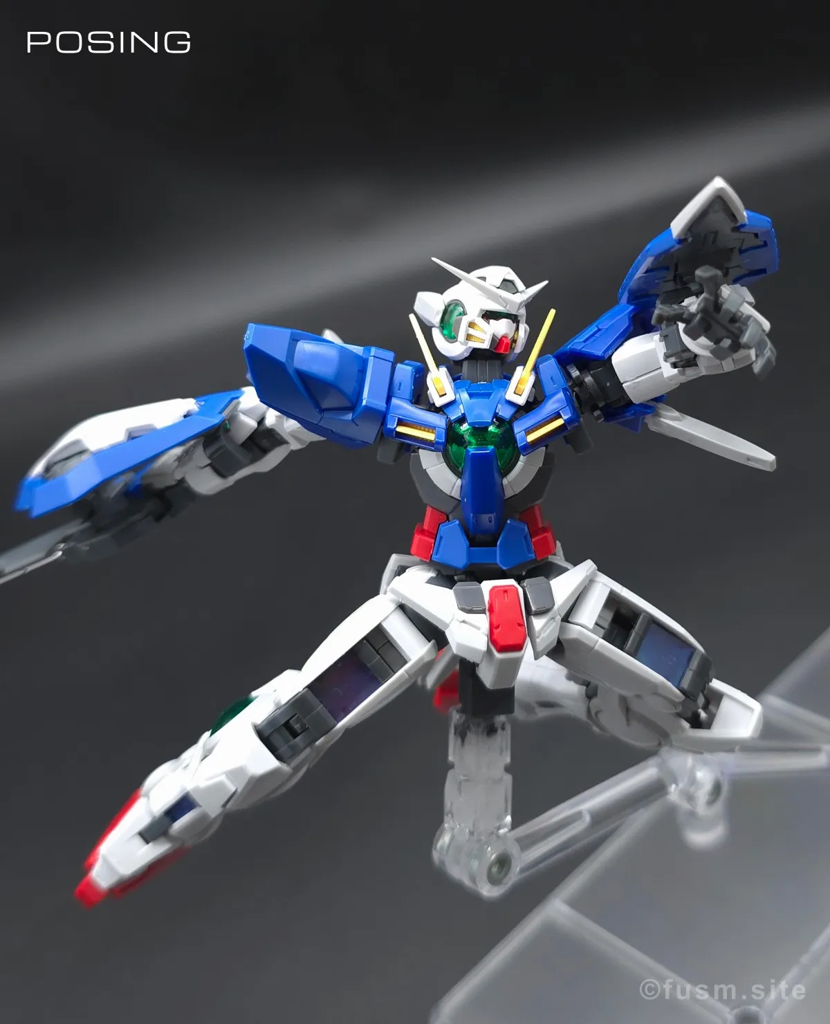 RG GN-001 ガンダムエクシア レビュー ポージング 07