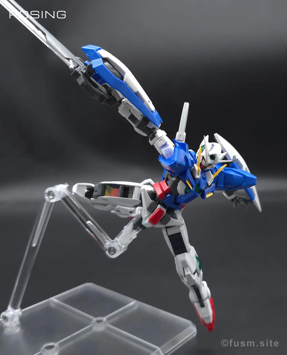 RG GN-001 ガンダムエクシア レビュー ポージング 08