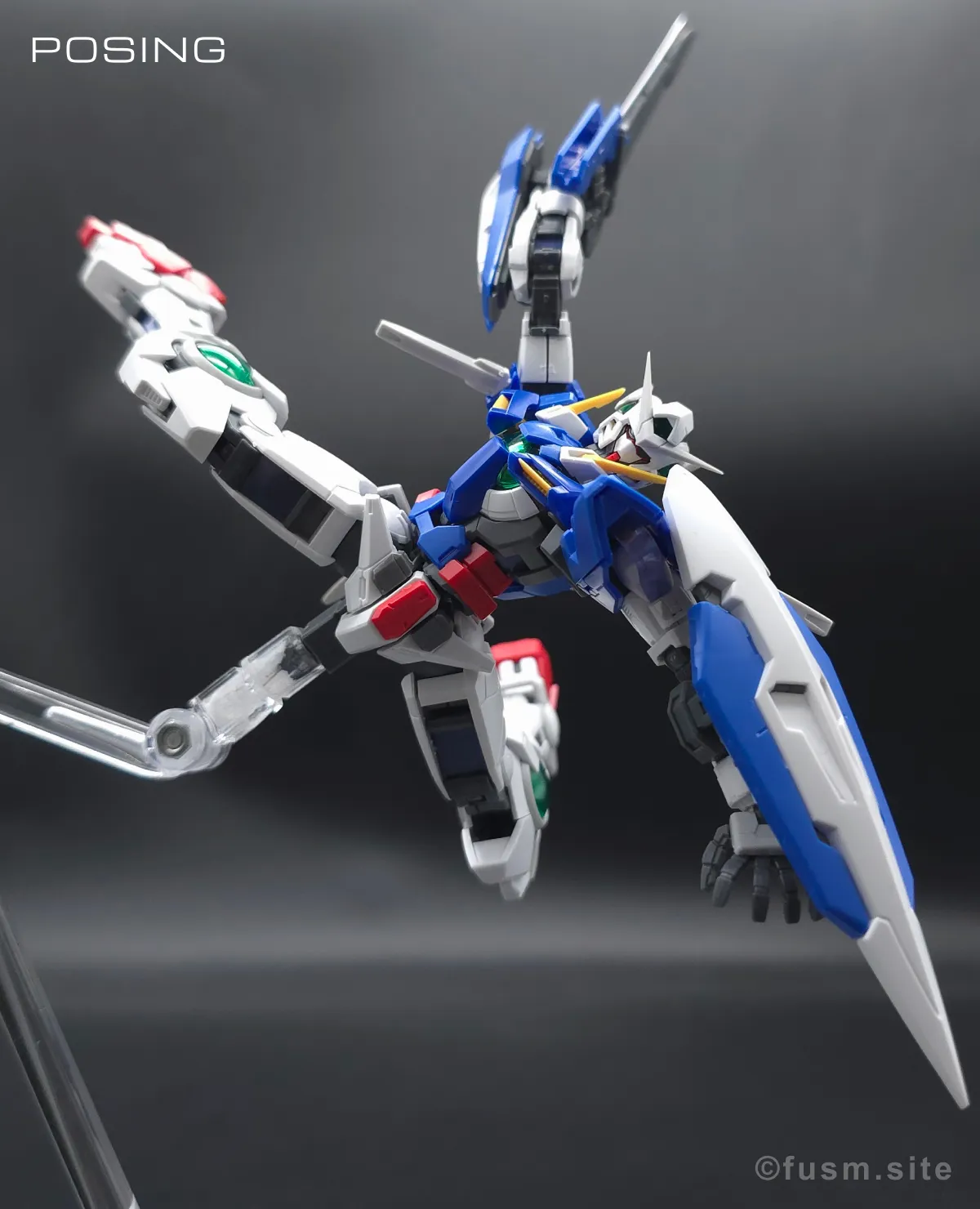 RG GN-001 ガンダムエクシア レビュー ポージング 12