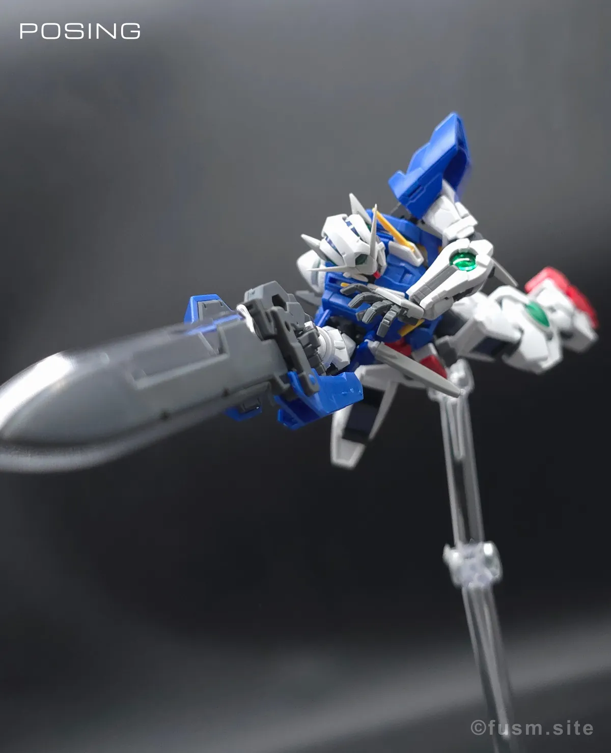 RG GN-001 ガンダムエクシア レビュー ポージング 14