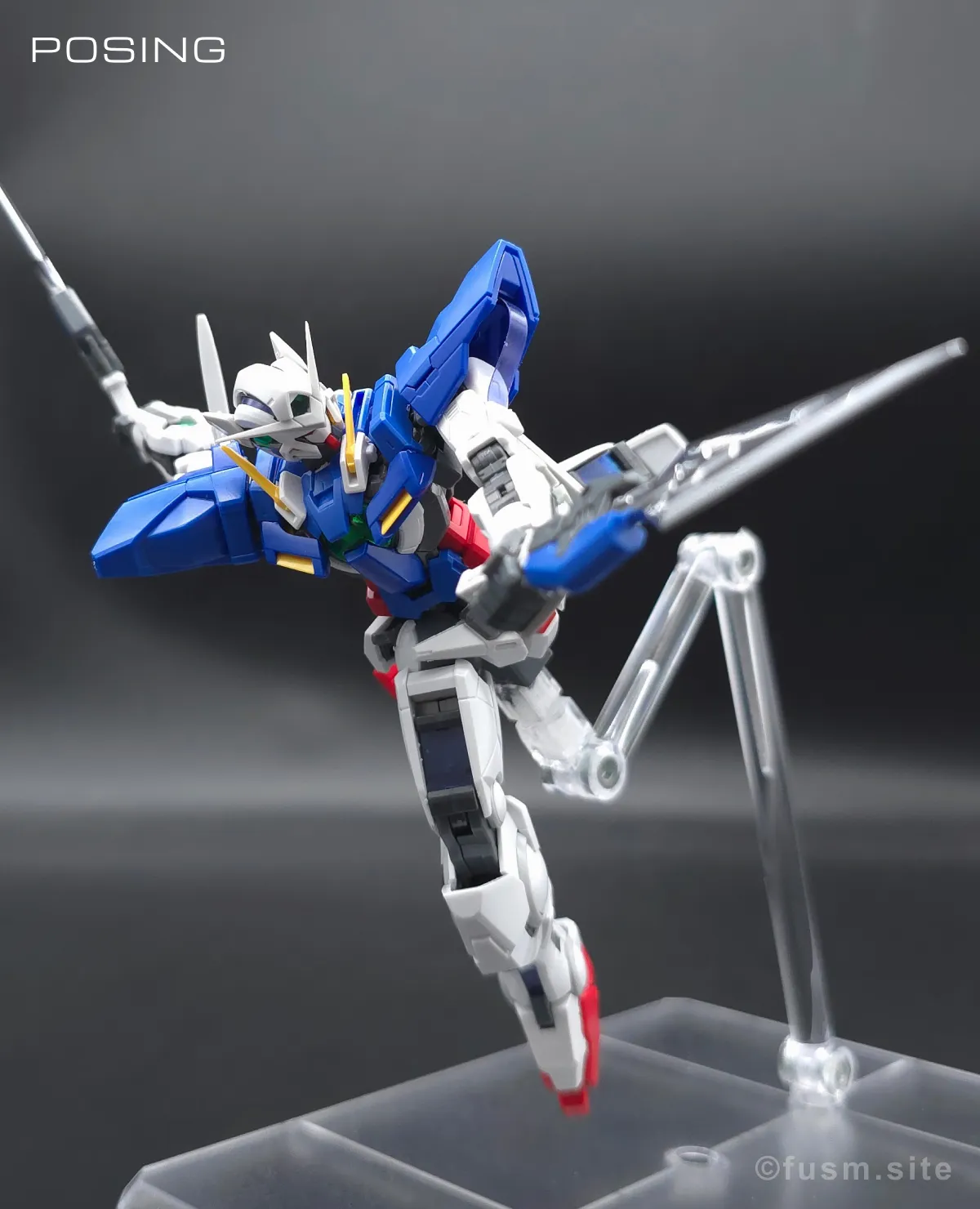 RG GN-001 ガンダムエクシア レビュー ポージング 16