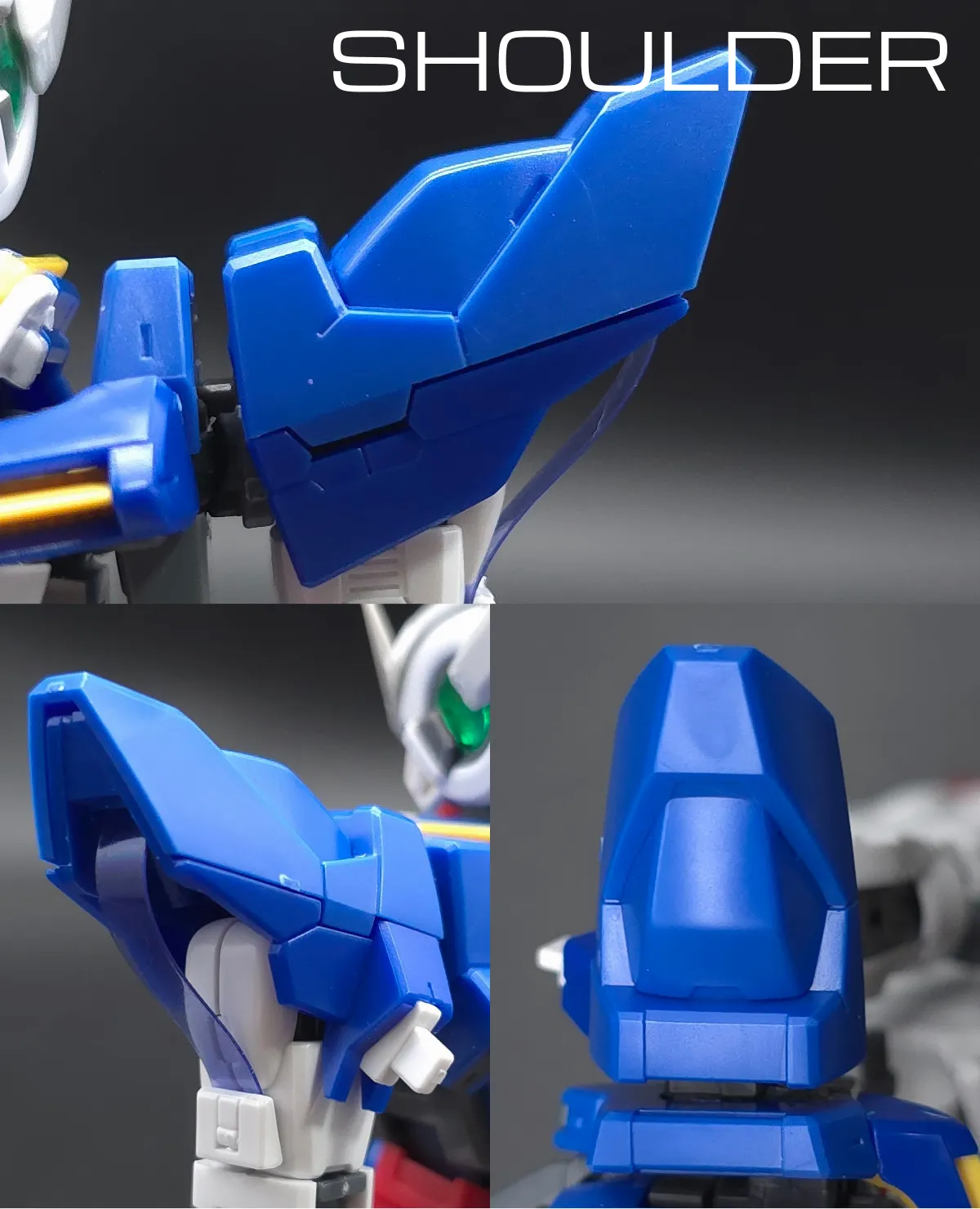 RG GN-001 ガンダムエクシア レビュー 肩ディテール 01