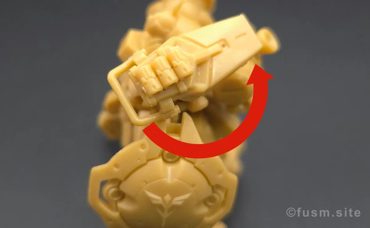 ガンダムアーティファクト第6弾レビュー 多角的に見た全体の外観・素組み 可動域 1