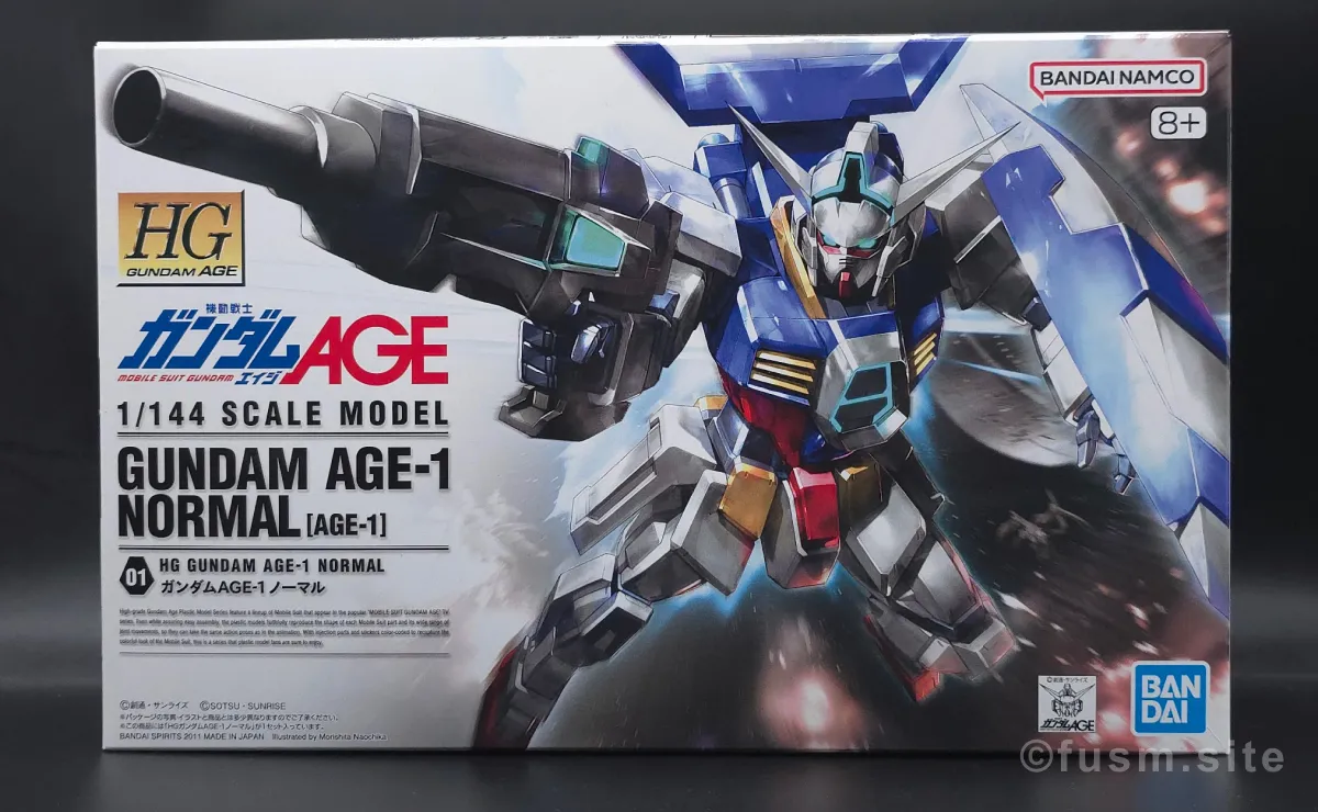 HG ガンダムAGE-1 ノーマル レビュー パッケージ 01