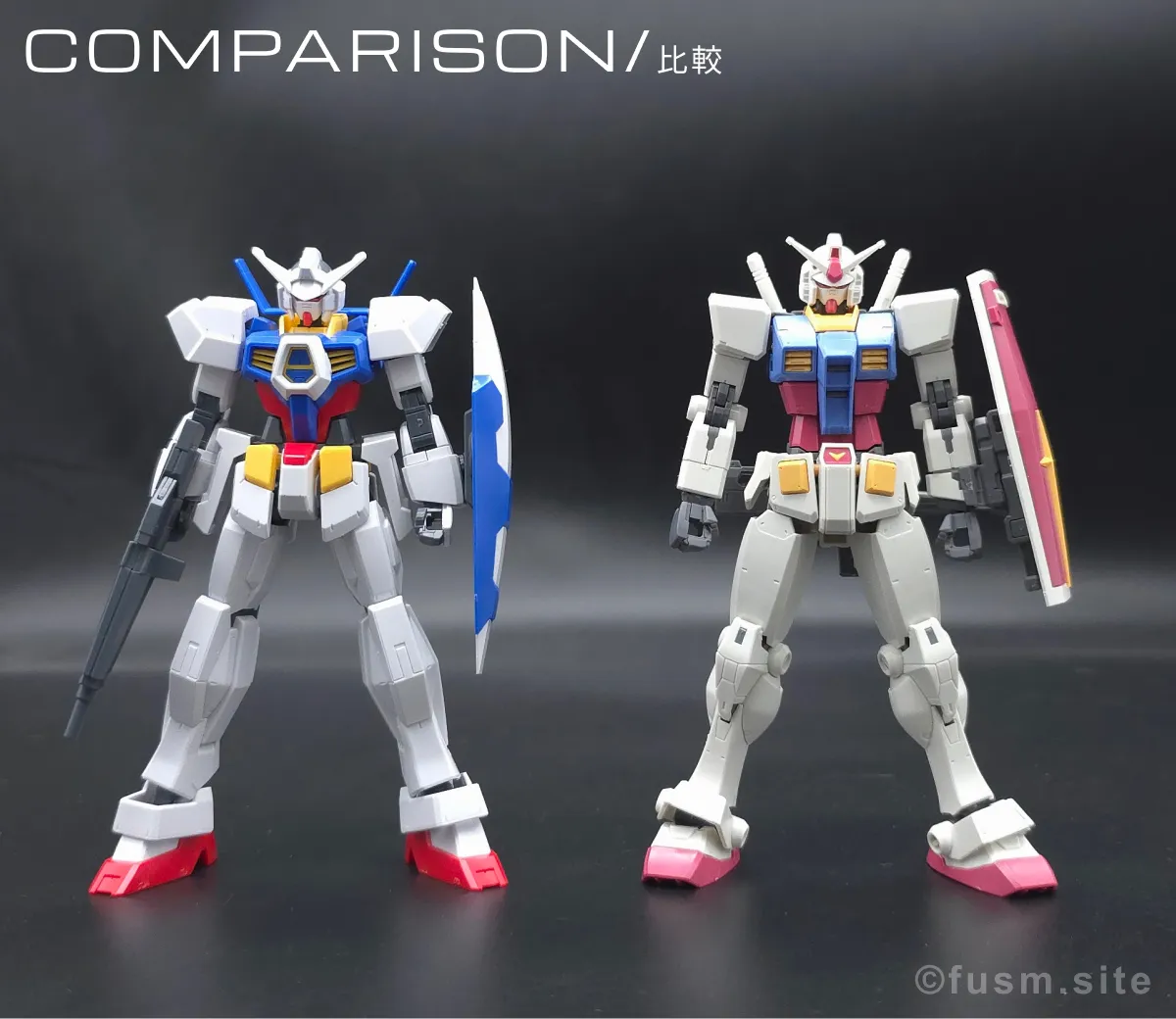 HG ガンダムAGE-1 ノーマル レビュー 比較 01