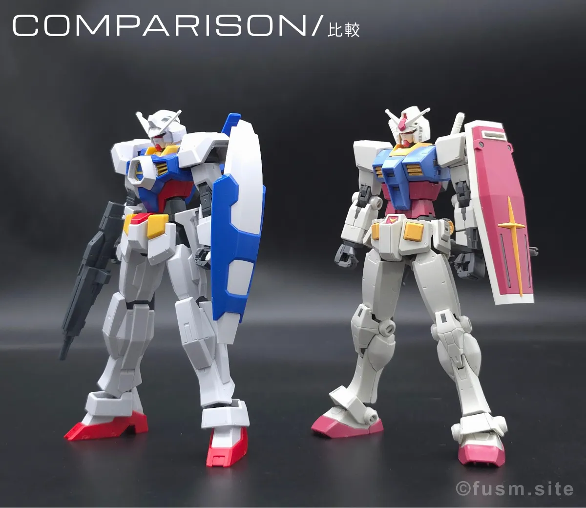 HG ガンダムAGE-1 ノーマル レビュー 比較 02