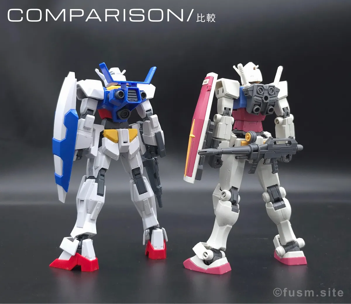 HG ガンダムAGE-1 ノーマル レビュー 比較 03