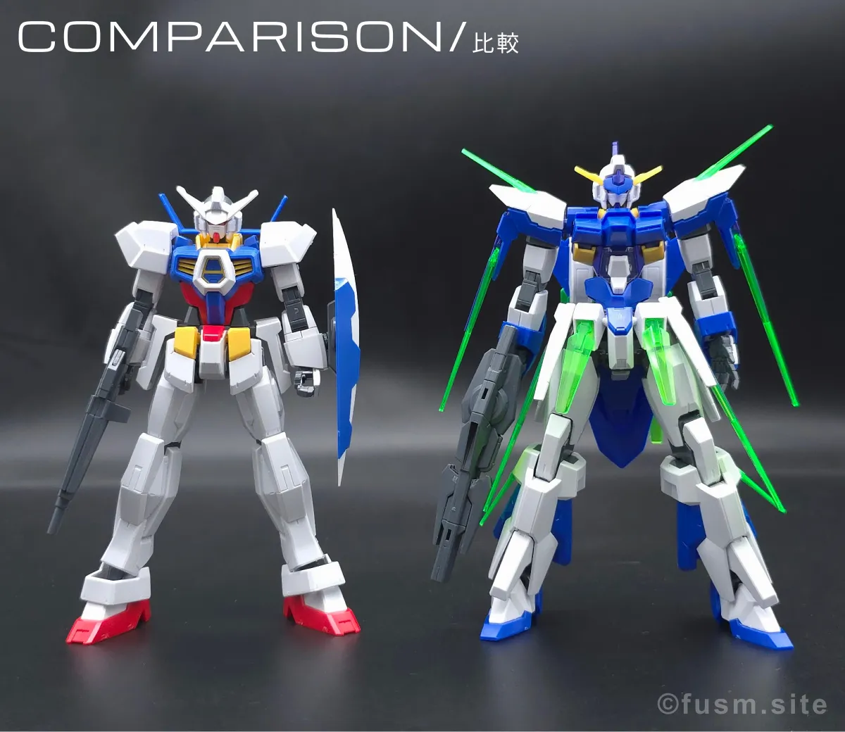 HG ガンダムAGE-1 ノーマル レビュー 比較 04