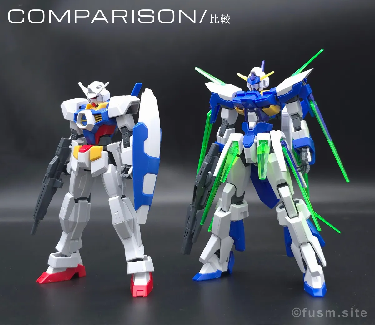 HG ガンダムAGE-1 ノーマル レビュー 比較 05