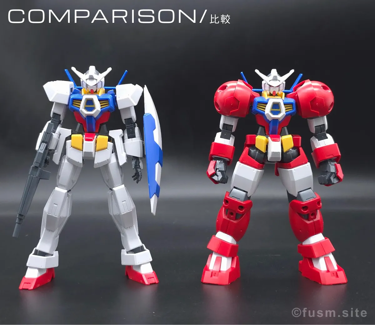 HG ガンダムAGE-1 ノーマル レビュー 比較 06