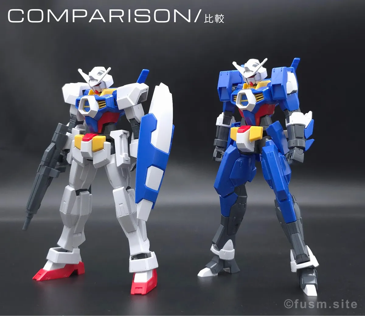 HG ガンダムAGE-1 ノーマル レビュー 比較 10
