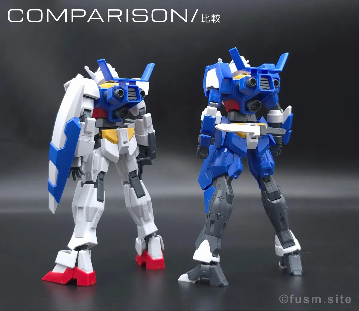 HG ガンダムAGE-1 ノーマル レビュー 比較 11