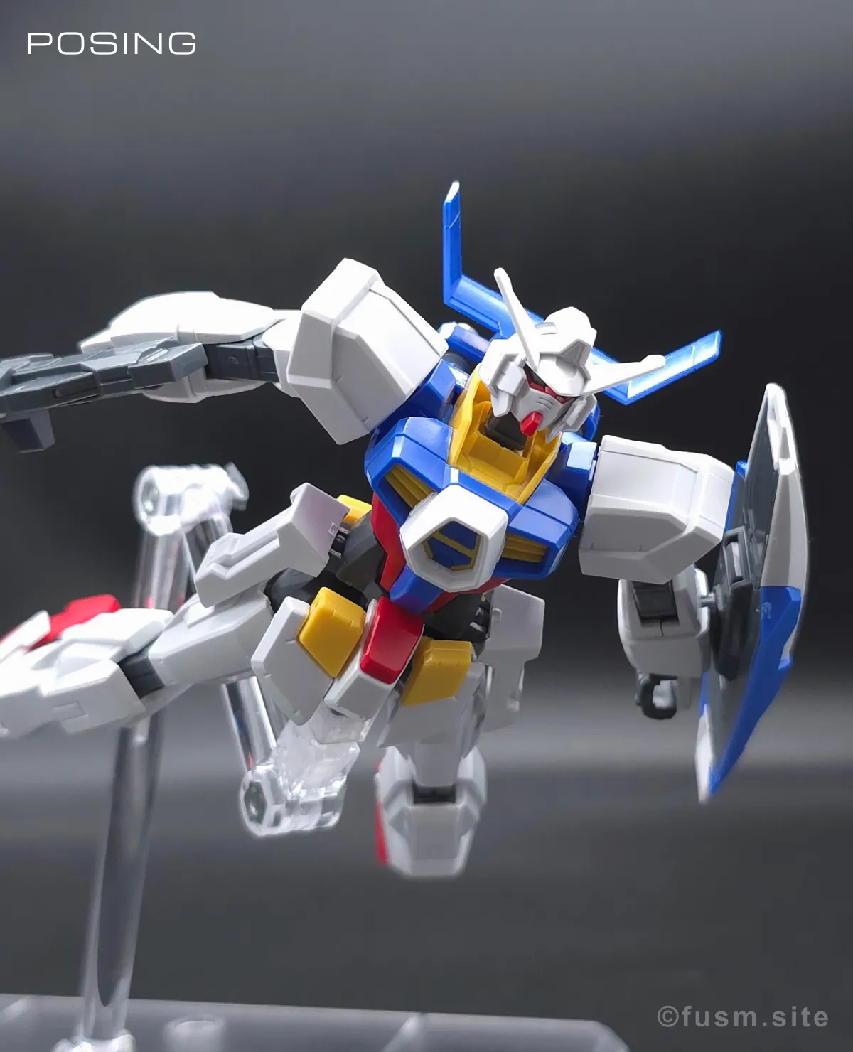 HG ガンダムAGE-1 ノーマル レビュー ポージング 01