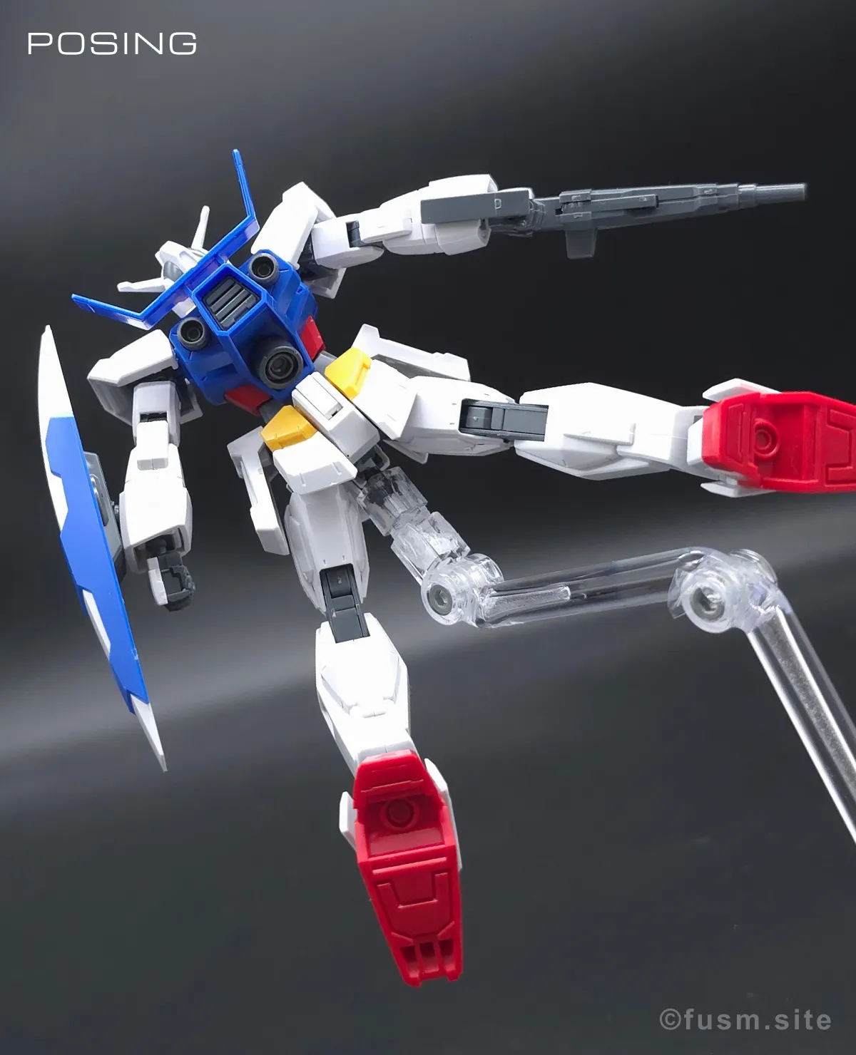 HG ガンダムAGE-1 ノーマル レビュー ポージング 02