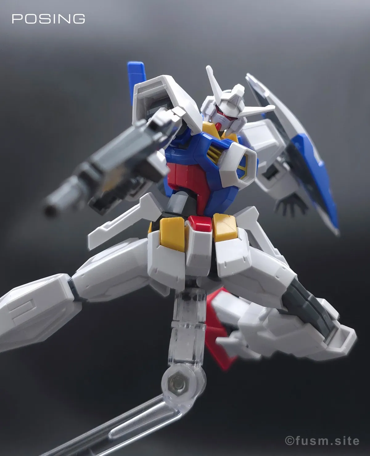 HG ガンダムAGE-1 ノーマル レビュー ポージング 03