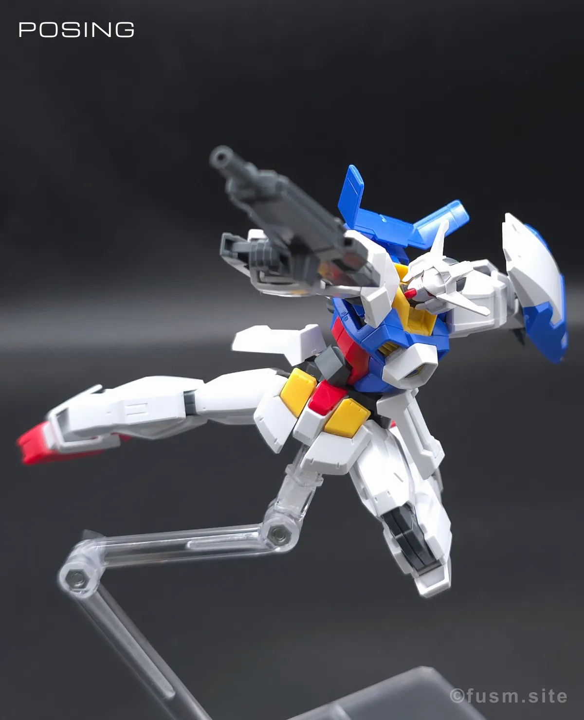 HG ガンダムAGE-1 ノーマル レビュー ポージング 04