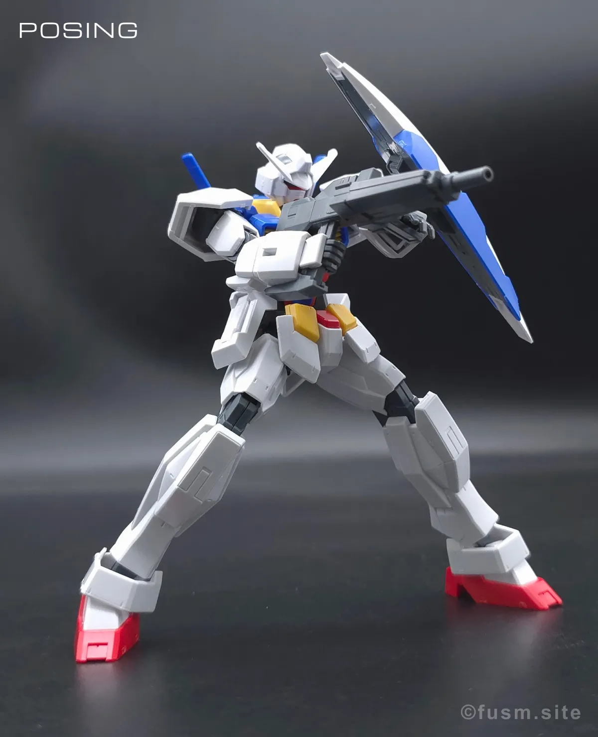 HG ガンダムAGE-1 ノーマル レビュー ポージング 08