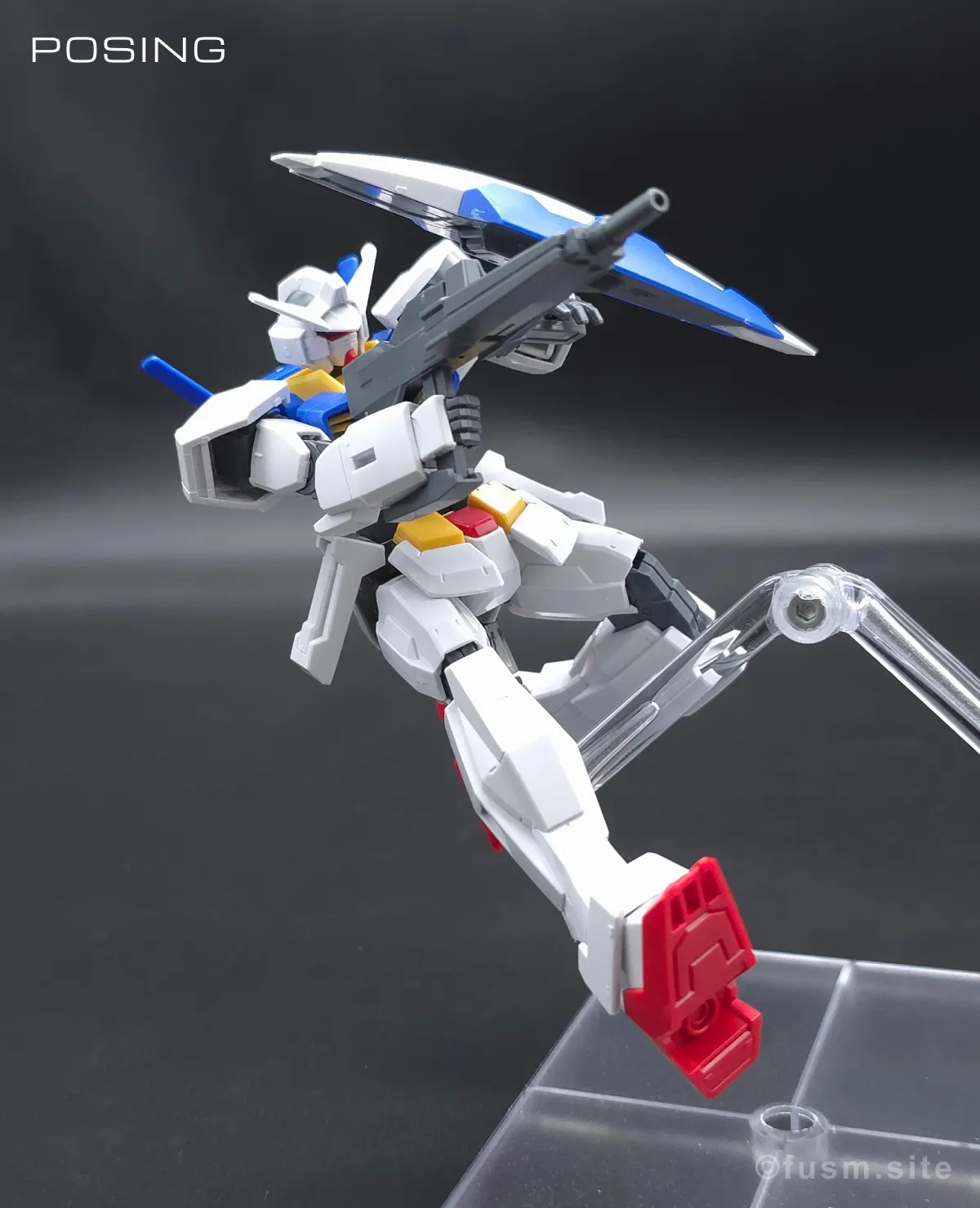 HG ガンダムAGE-1 ノーマル レビュー ポージング 09