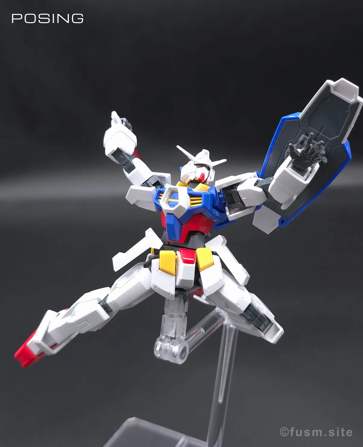 HG ガンダムAGE-1 ノーマル レビュー ポージング 10