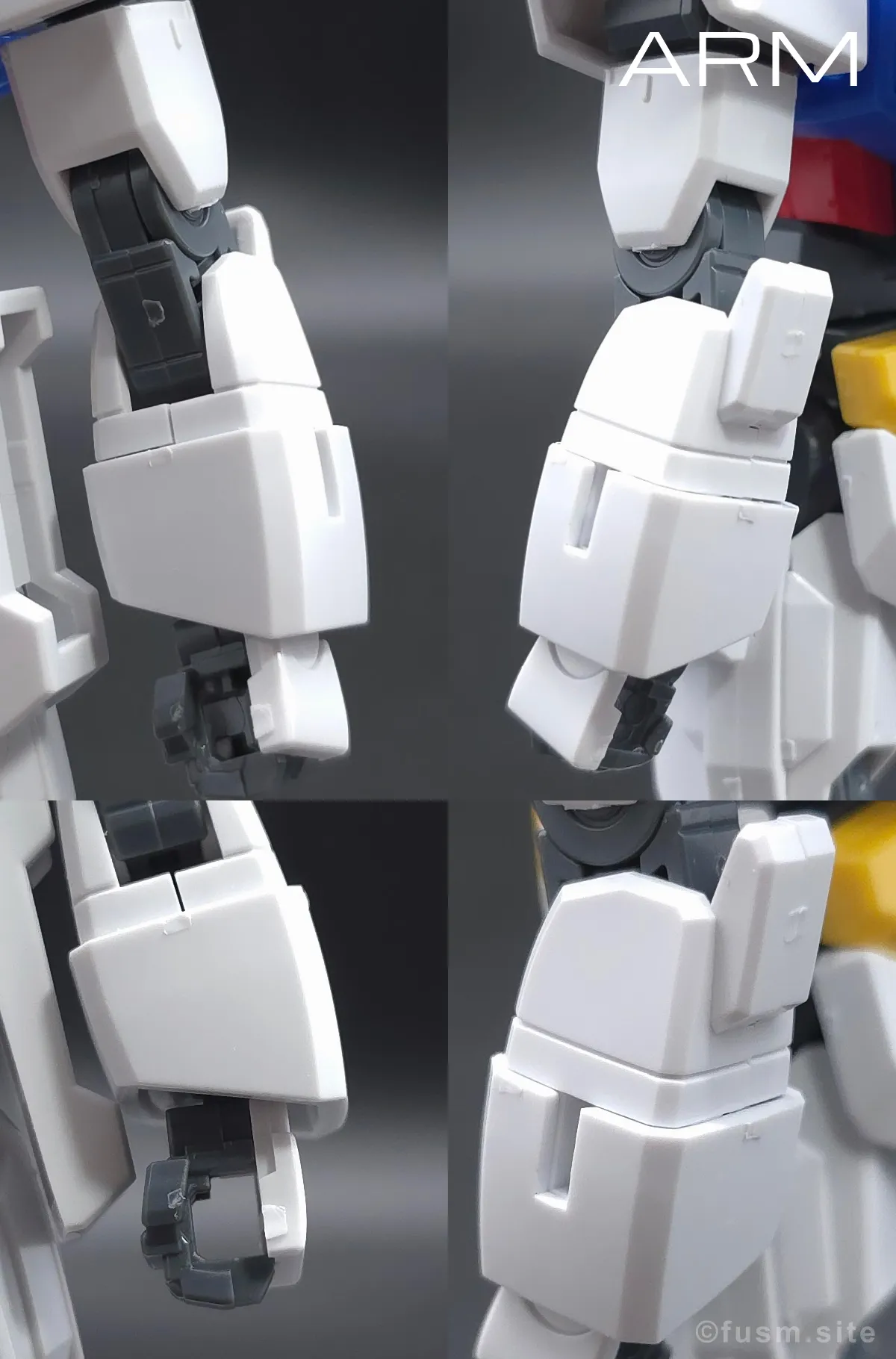 HG ガンダムAGE-1 ノーマル レビュー 腕部ディテール 01