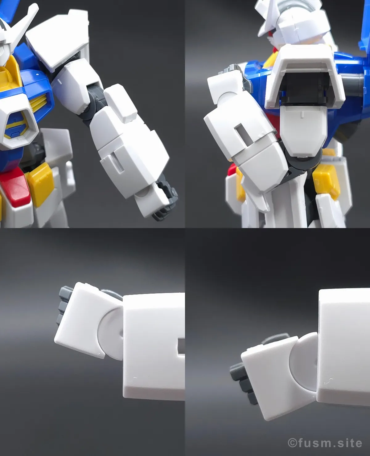 HG ガンダムAGE-1 ノーマル レビュー 腕部ディテール 可動域 01