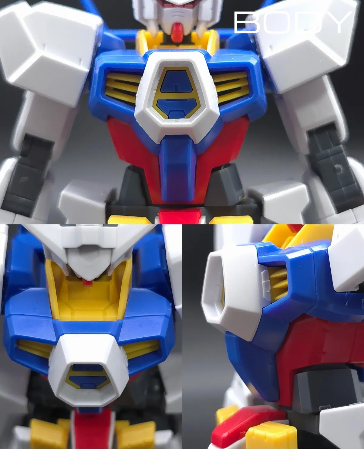 HG ガンダムAGE-1 ノーマル レビュー 胴体ディテール 01