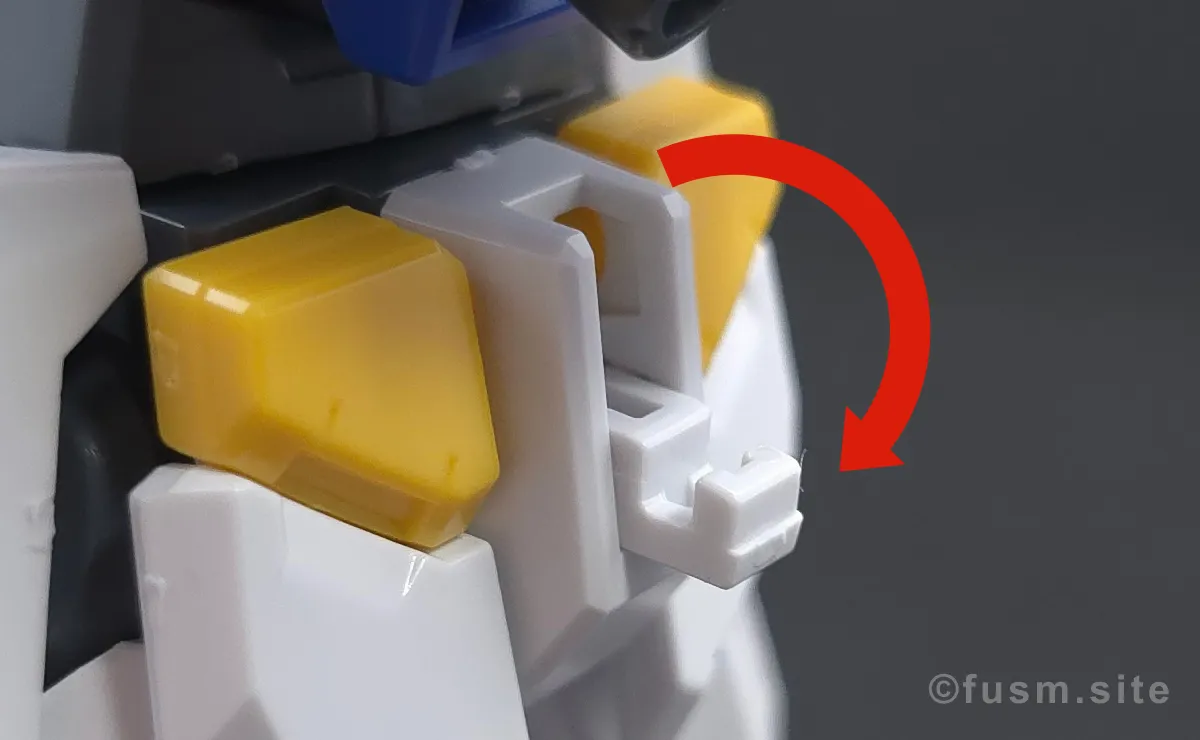 HG ガンダムAGE-1 ノーマル レビュー 胴体ディテール ギミック 01