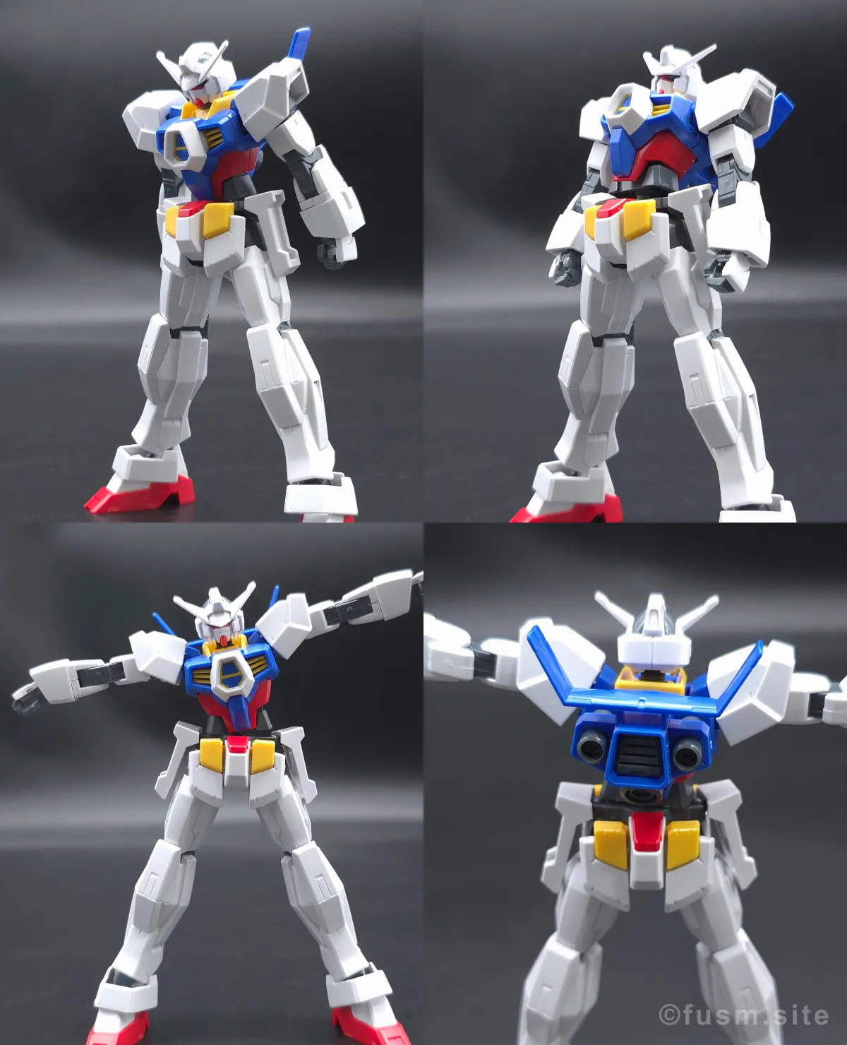 HG ガンダムAGE-1 ノーマル レビュー 胴体ディテール 可動域 03