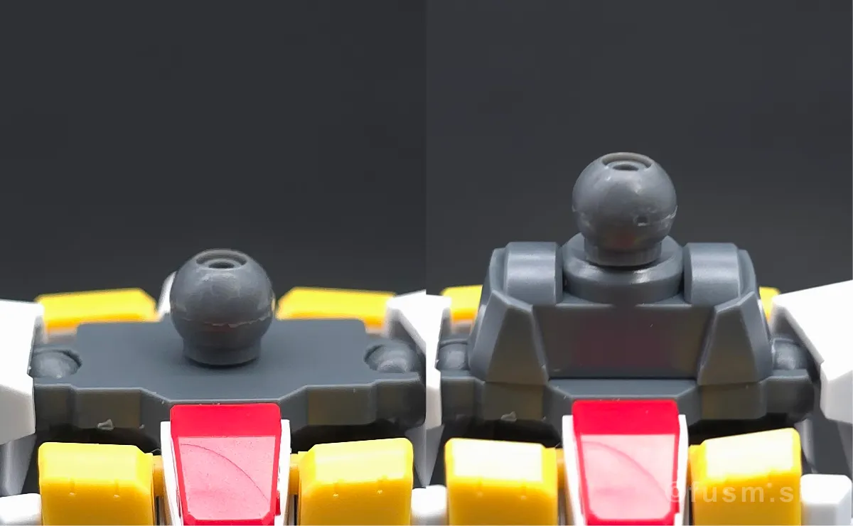 HG ガンダムAGE-1 ノーマル レビュー 胴体ディテール 可動域 04