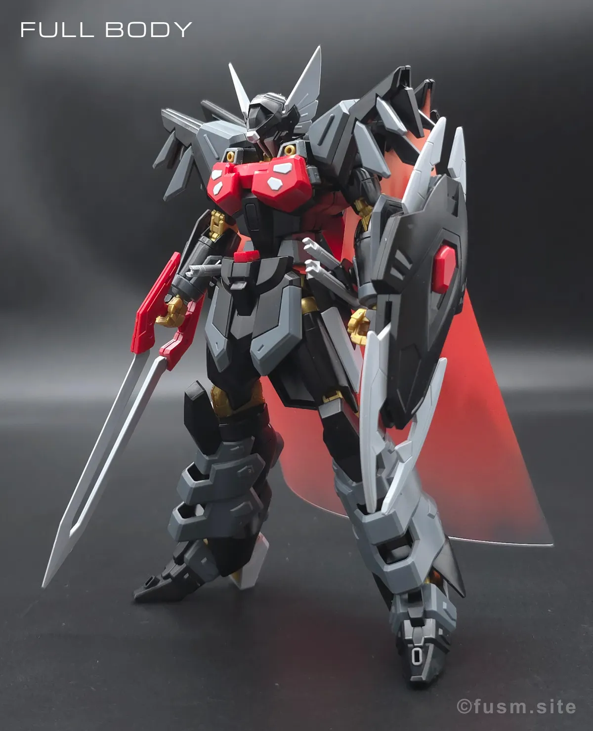 HG ブラックナイトスコードシヴァ レビュー 多角的に見た全体の外観・素組み 02