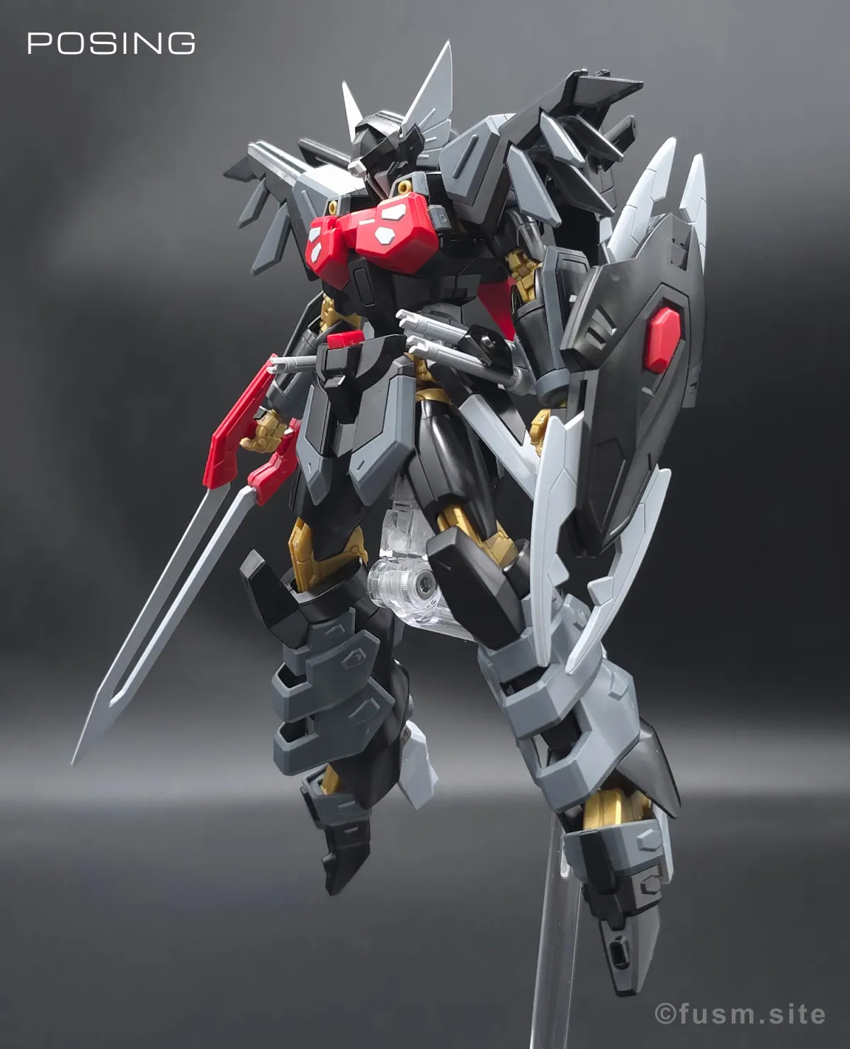 HG ブラックナイトスコードシヴァ レビュー ポージング 01