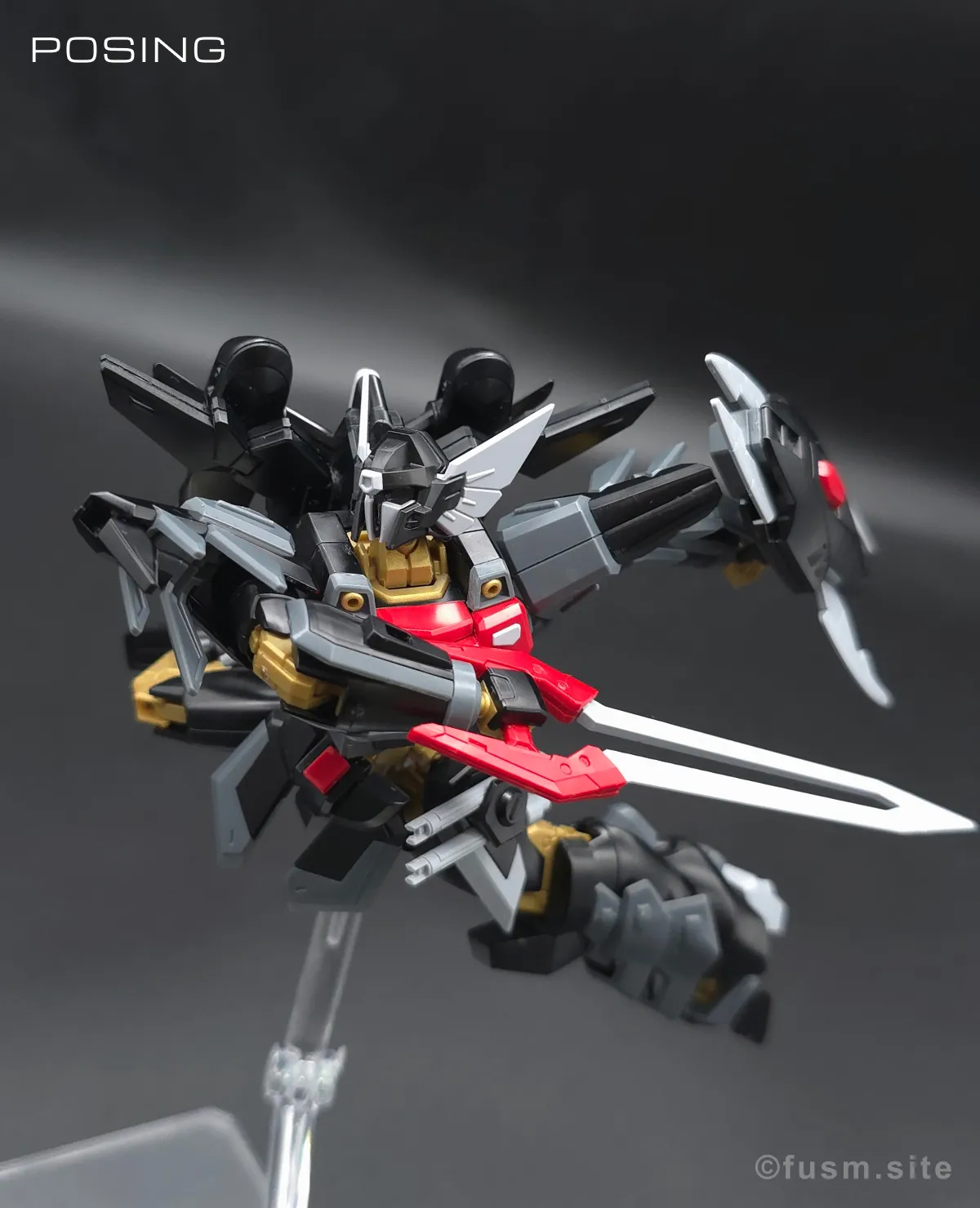 HG ブラックナイトスコードシヴァ レビュー ポージング 04