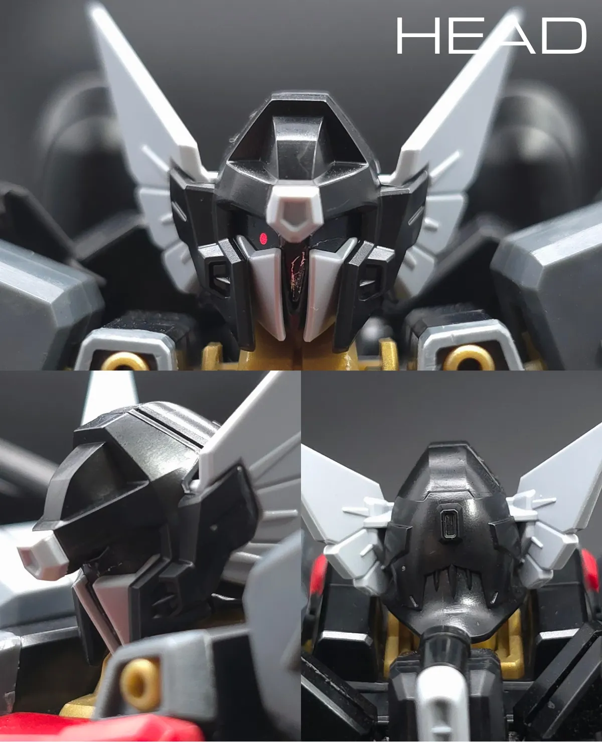 HG ブラックナイトスコードシヴァ レビュー 頭部ディテール 01