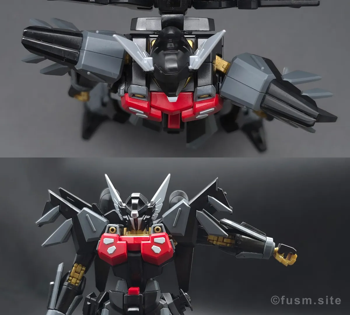 HG ブラックナイトスコードシヴァ レビュー 肩ディテール 可動域 02