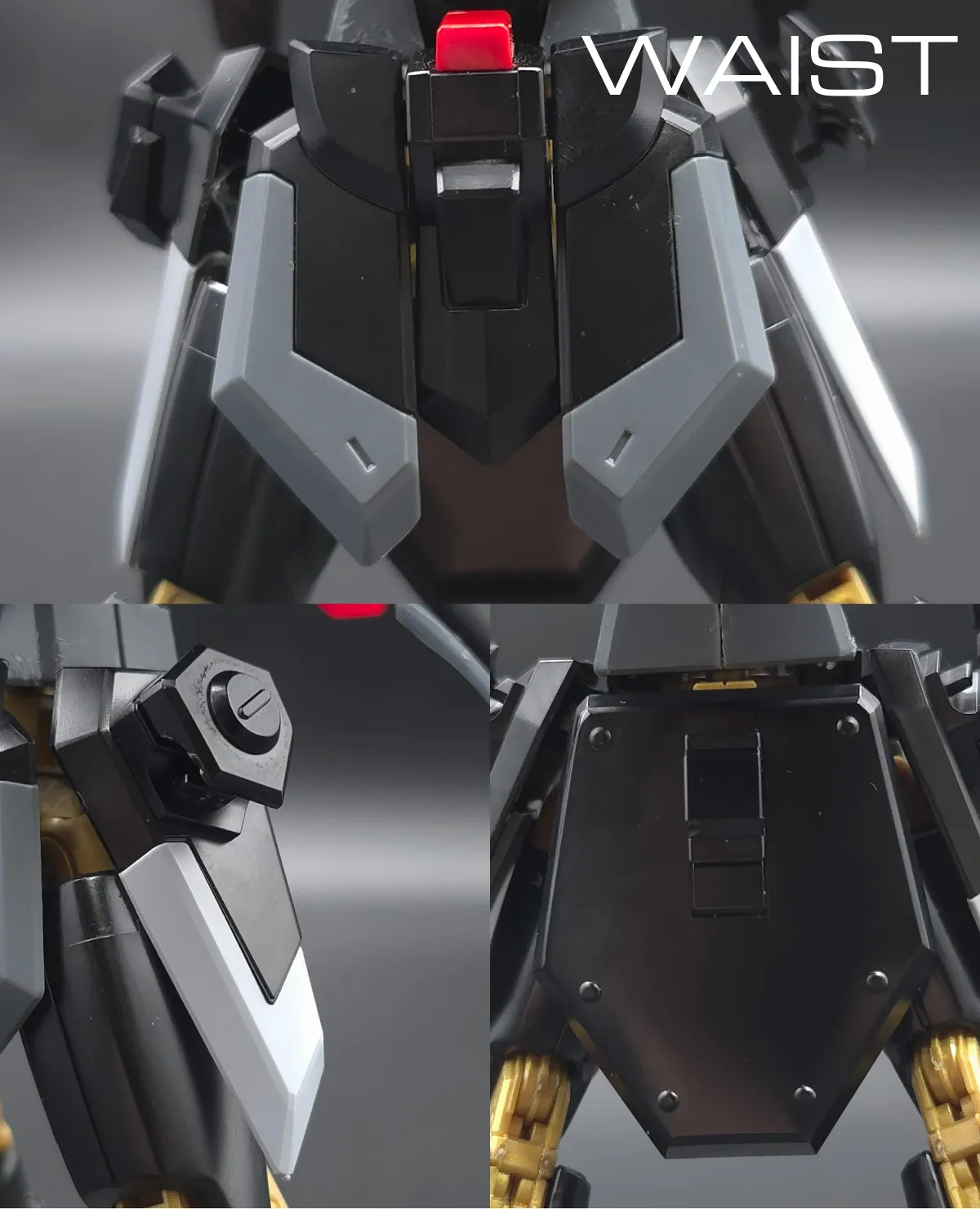 HG ブラックナイトスコードシヴァ レビュー 胴体ディテール 02