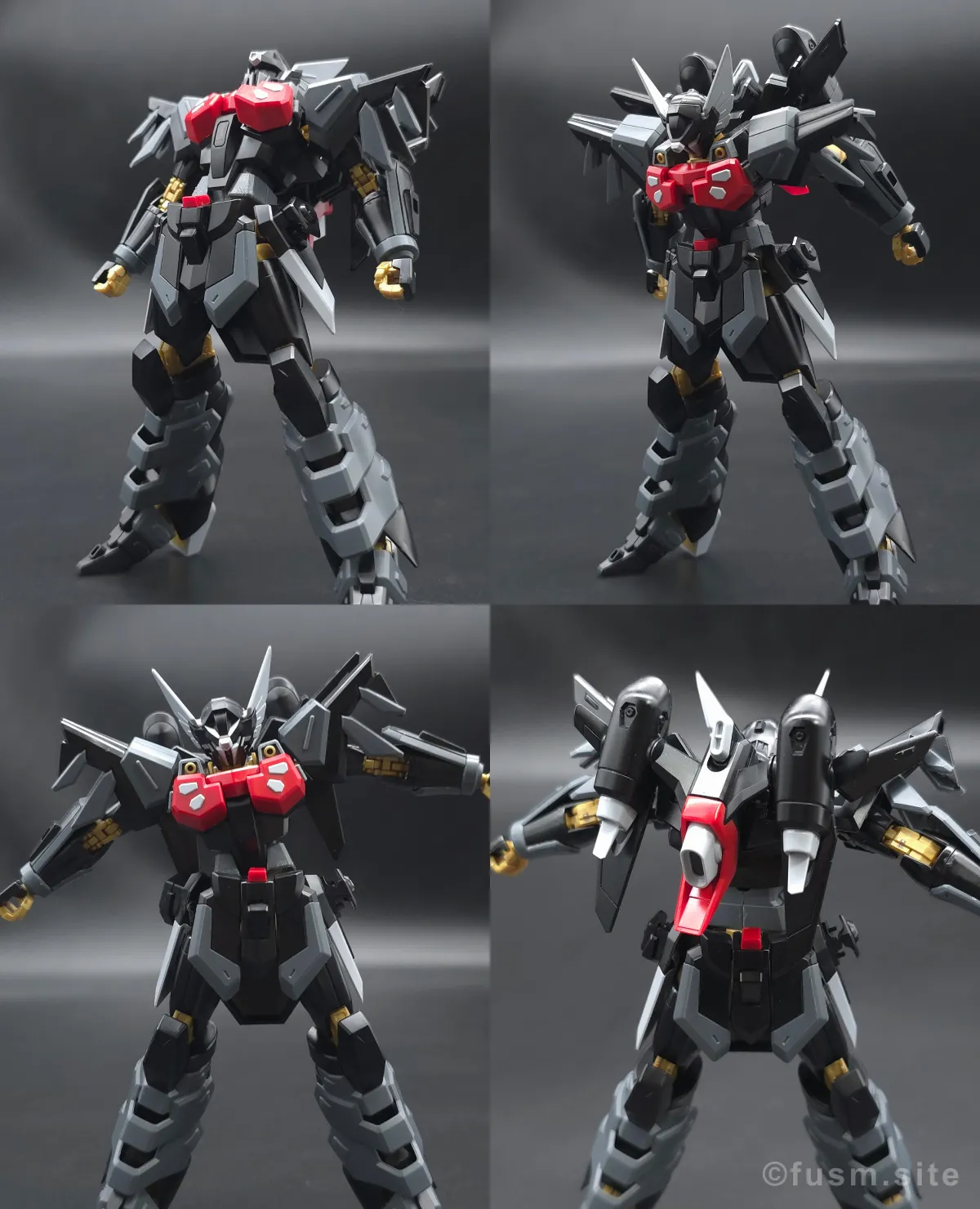 HG ブラックナイトスコードシヴァ レビュー 胴体ディテール 可動域 02
