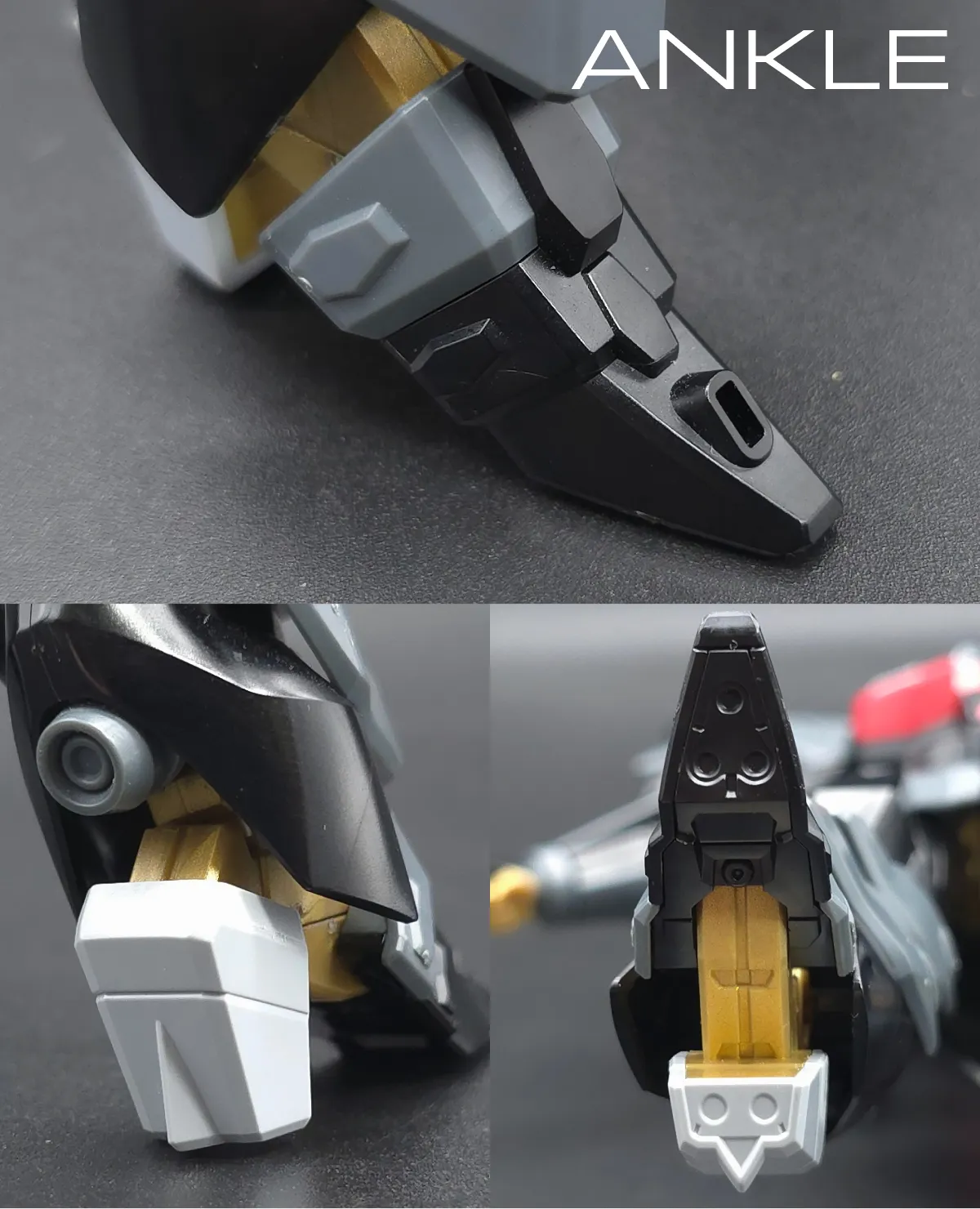 HG ブラックナイトスコードシヴァ レビュー 脚部ディテール 03