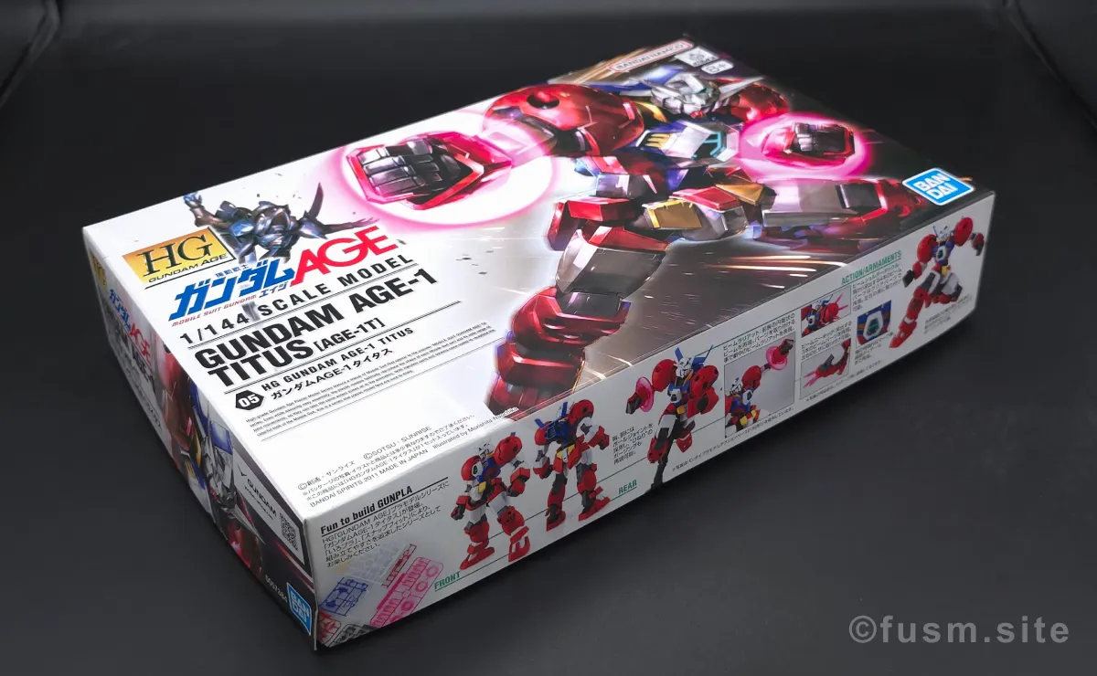 HG ガンダムAGE-1 タイタス レビュー パッケージ 02