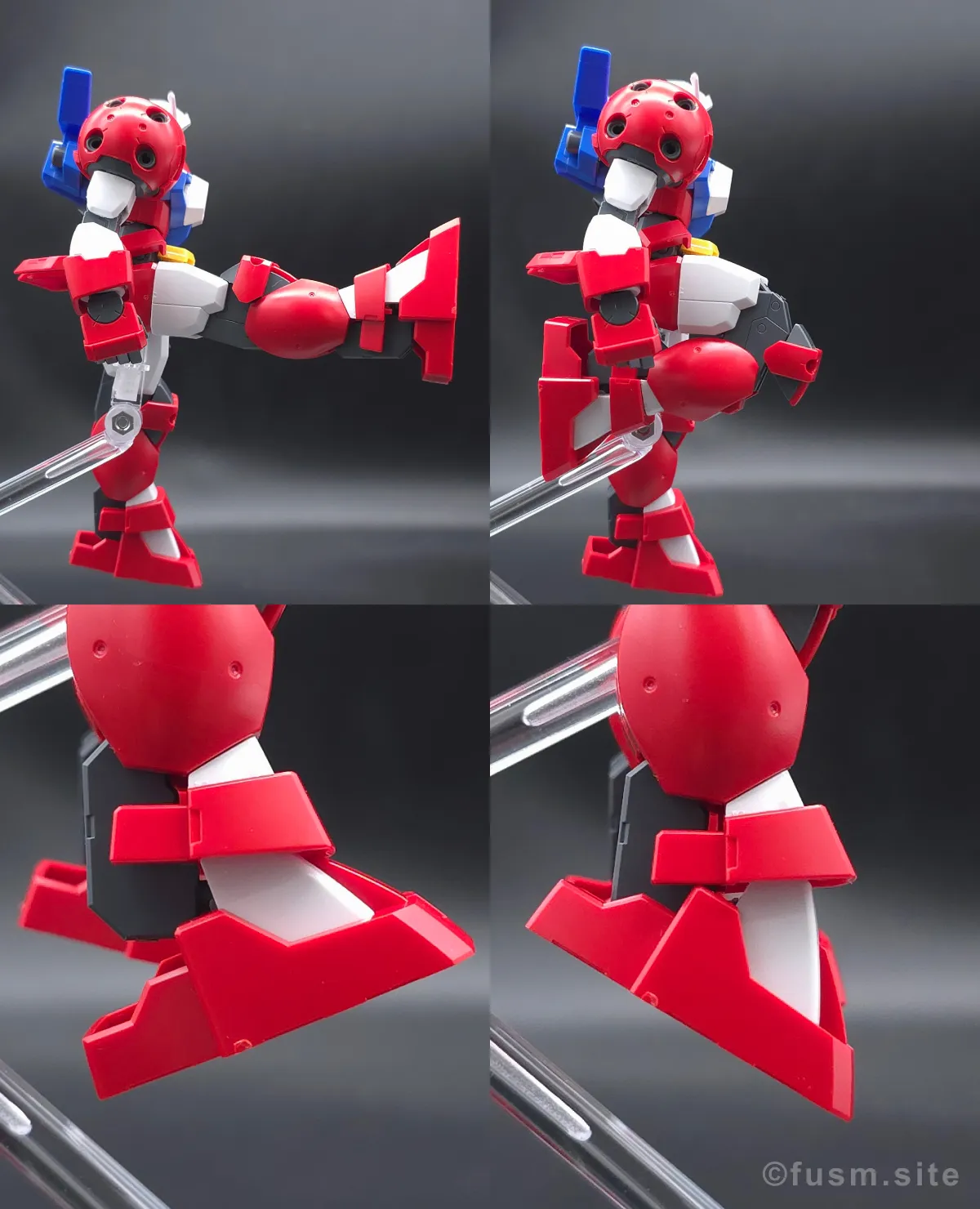HG ガンダムAGE-1 タイタス レビュー 脚部ディテール 可動域 03