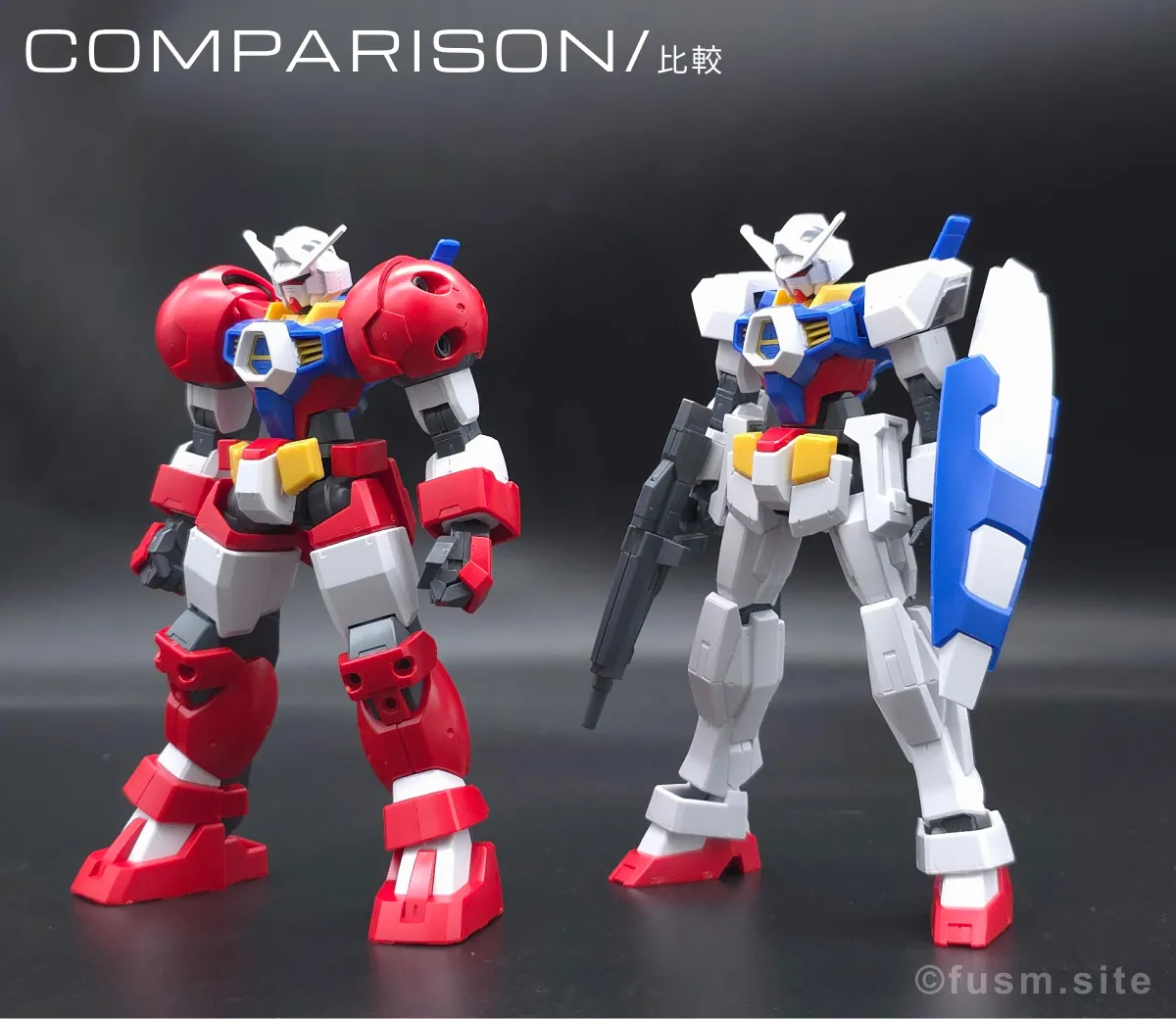 HG ガンダムAGE-1 タイタス レビュー 比較 02