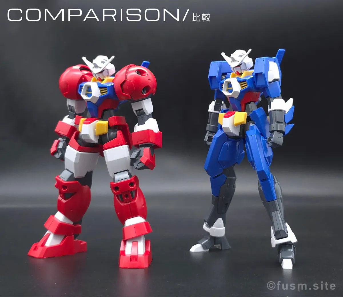 HG ガンダムAGE-1 タイタス レビュー 比較 08